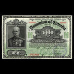 Canada, Dominion of Canada, 1,000 dollars <br /> January 2, 1924