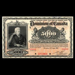 Canada, Dominion of Canada, 5,000 dollars <br /> January 2, 1901