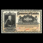 Canada, Dominion of Canada, 5,000 dollars <br /> January 2, 1901