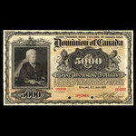 Canada, Dominion of Canada, 5,000 dollars <br /> January 2, 1901