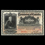 Canada, Dominion of Canada, 5,000 dollars <br /> January 2, 1901