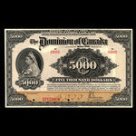 Canada, Dominion of Canada, 5,000 dollars <br /> January 2, 1924