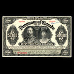 Canada, Dominion of Canada, 50,000 dollars <br /> January 2, 1918