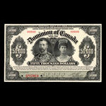 Canada, Dominion of Canada, 50,000 dollars <br /> January 2, 1918