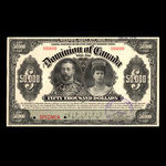 Canada, Dominion of Canada, 50,000 dollars <br /> January 2, 1918