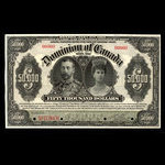 Canada, Dominion of Canada, 50,000 dollars <br /> January 2, 1918