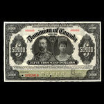 Canada, Dominion of Canada, 50,000 dollars <br /> January 2, 1924