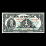 Canada, Bank of Canada, 1 dollar <br /> 1935
