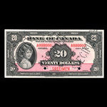Canada, Bank of Canada, 20 dollars <br /> 1935