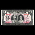 Canada, Bank of Canada, 25 dollars <br /> May 6, 1935