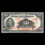 Canada, Bank of Canada, 50 dollars <br /> 1935