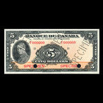 Canada, Bank of Canada, 5 dollars <br /> 1935