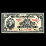 Canada, Bank of Canada, 500 dollars <br /> 1935