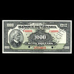 Canada, Bank of Canada, 1,000 dollars <br /> 1935