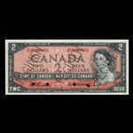 Canada, Bank of Canada, 2 dollars <br /> 1954