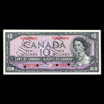 Canada, Bank of Canada, 10 dollars <br /> 1954