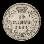 Canada, Victoria, 10 cents <br /> 1888