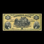 Canada, Imperial Bank of Canada, 5 dollars <br /> October 1, 1896