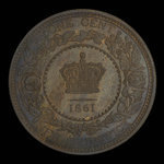 Canada, Victoria, 1 cent <br /> 1861