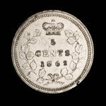 Canada, Victoria, 5 cents <br /> 1862