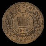 Canada, Victoria, 1 cent : 1876