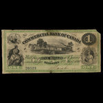 Canada, Commercial Bank of Canada, 1 dollar <br /> January 2, 1860