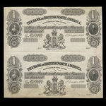 Canada, Bank of British North America, 1 dollar <br /> December 1, 1868