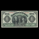 Canada, Dominion of Canada, 1 dollar <br /> January 3, 1911