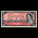 Canada, Bank of Canada, 2 dollars <br /> 1954