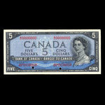 Canada, Bank of Canada, 5 dollars <br /> 1954