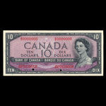 Canada, Bank of Canada, 10 dollars <br /> 1954