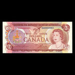 Canada, Bank of Canada, 2 dollars <br /> 1974