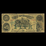 Canada, Bank of Toronto (The), 5 dollars <br /> July 1, 1890