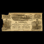 Canada, A. Leroux, no denomination <br /> 1887