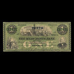 Canada, Merchants Bank of Canada (The), 1 dollar <br /> March 2, 1868
