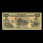 Canada, Sterling Bank of Canada, 5 dollars <br /> January 1, 1914