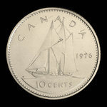 Canada, Elizabeth II, 10 cents <br /> 1976