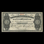 Canada, Newfoundland - Department of Public Works, 1 dollar <br /> 1907