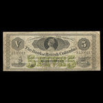 Canada, Bank of British Columbia, 5 dollars <br /> June 1, 1879