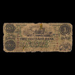 Canada, Ontario Bank, 1 dollar <br /> August 15, 1861
