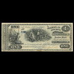 Canada, Jewett & Pitcher, 1 dollar <br /> December 1, 1873
