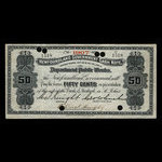 Canada, Newfoundland - Department of Public Works, 50 cents <br /> 1907
