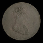 Canada, unknown, 1/2 penny <br /> 1825