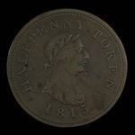 Canada, unknown, 1/2 penny <br /> 1815