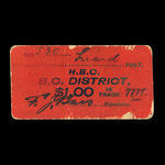 Canada, Hudson's Bay Company, 1 dollar <br /> 1927