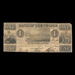 Canada, Bank of the People, 1 dollar <br /> December 12, 1836
