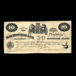 Canada, Macdonald & Company Bankers, 10 dollars <br /> September 6, 1863