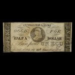 Canada, Cuvillier & Sons, 30 pence <br /> July 10, 1837