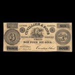 Canada, Cuvillier & Sons, 3 pence <br /> July 10, 1837