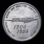 Canada, Cominco, no denomination <br /> 1956